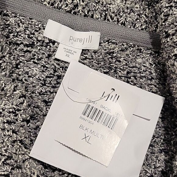 Pure Jill J Jill Sweater Womens, Fuzzy Knit Duster Cardigan, NWT XL - Picture 4 of 10